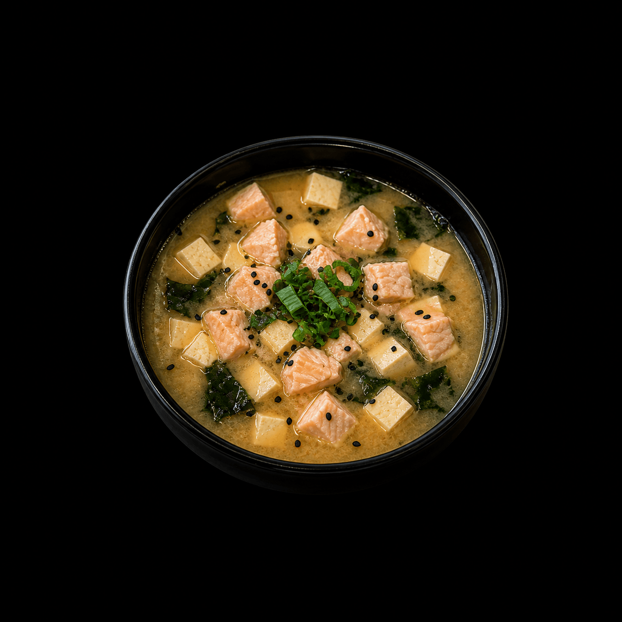 Miso z łososiem